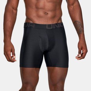 Under Armour Tech 2 Pack Men BoxerJock Microfiber Boxer Brief Black 1327415 001